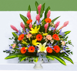 Arreglo floral para eventos, aniversarios, cumple