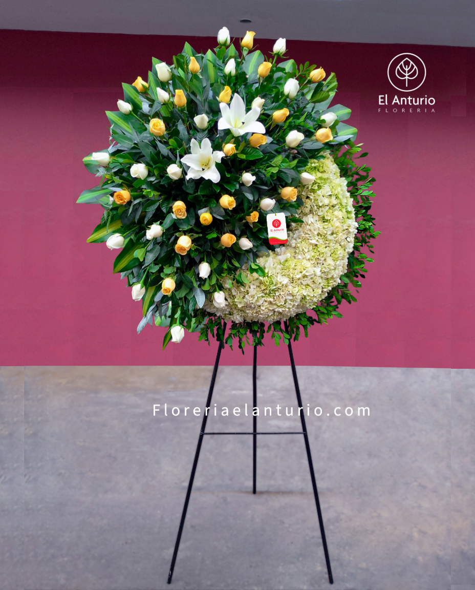 Hermosa Corona Floral Premium 
