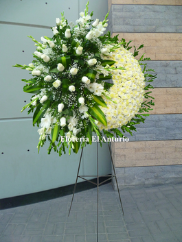 Coronas Condolencias flores para pésame Delivery