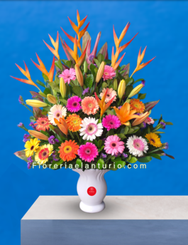 Arreglos florales para inauguración de tienda